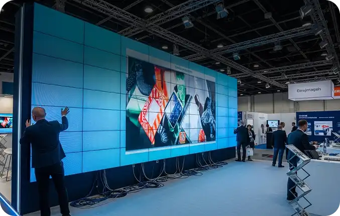 Booth LED wall rentals Booth LED wall rentals