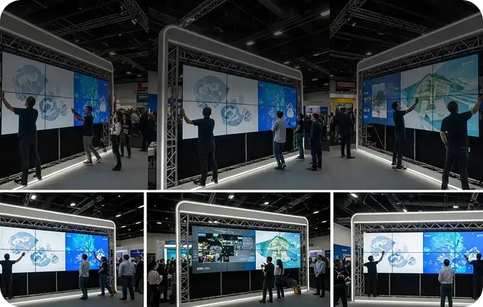 Booth LED wall rentals Booth LED wall rentals